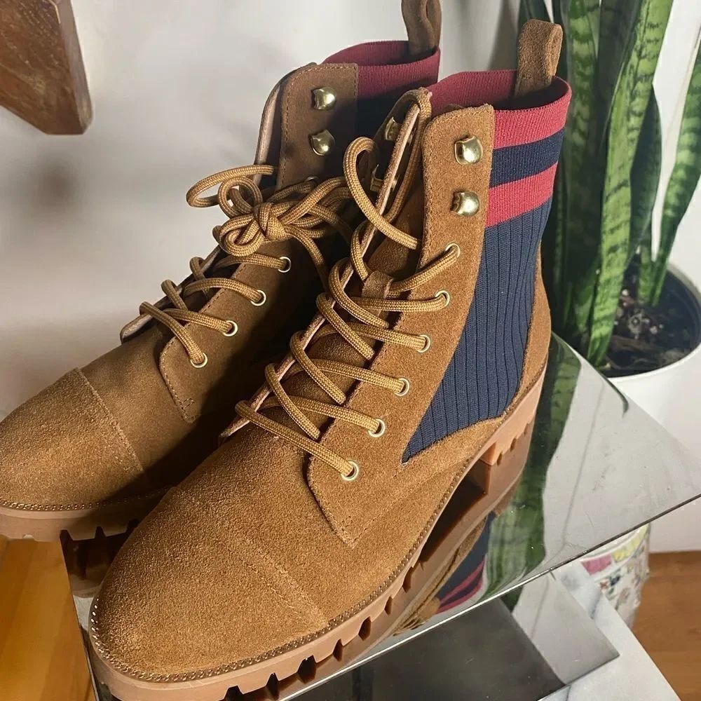 New Cecilia New York Theo Hiker Boot Nutella Leather - Picture 3 of 5